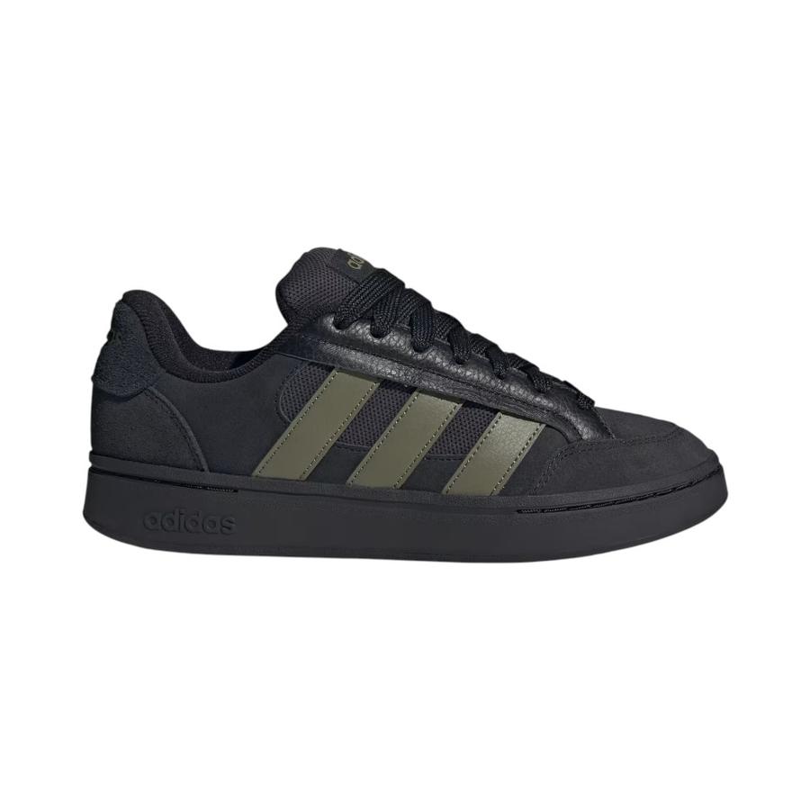 Zapatilla Niño Adidas Grand Court Alpha Negro-Verde
