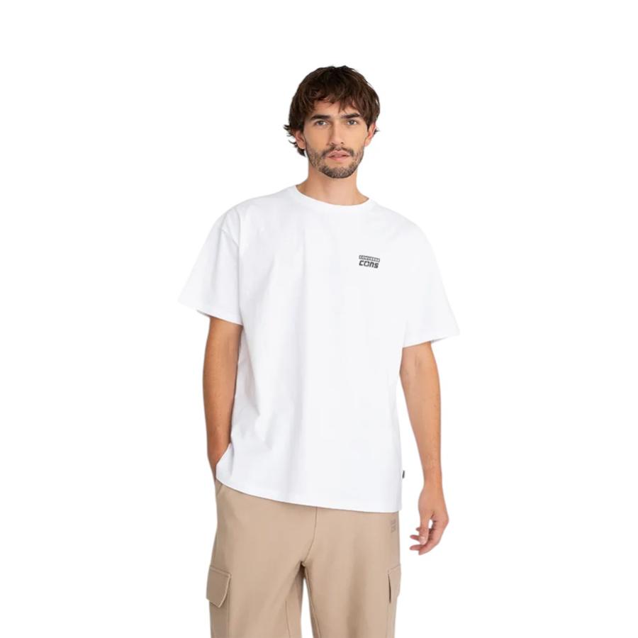Polera Hombre Converse Cons Emblem Blanco