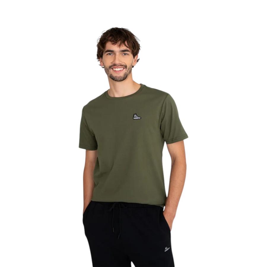 Polera Hombre Converse Lo Chuck Footwear Verde Oliva