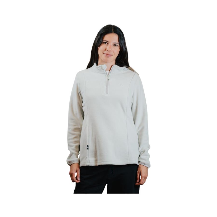 Polar Mujer Greenlife Half Zipper Gris