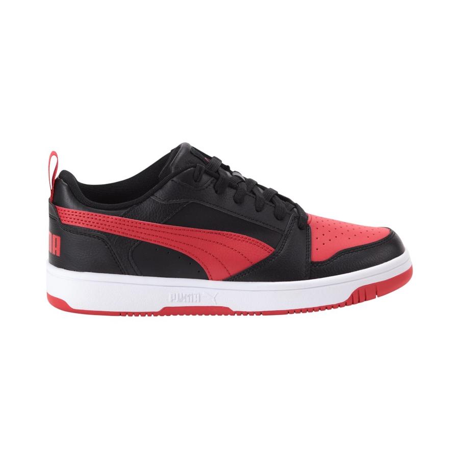Zapatilla Urbana Juvenil Puma Rebound V6 Lo Negro