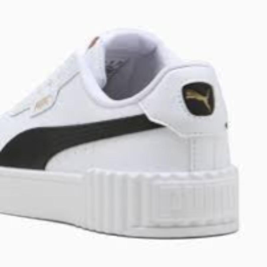 Zapatilla Urbana Mujer Puma Carina 3.0 Blanco y Negro