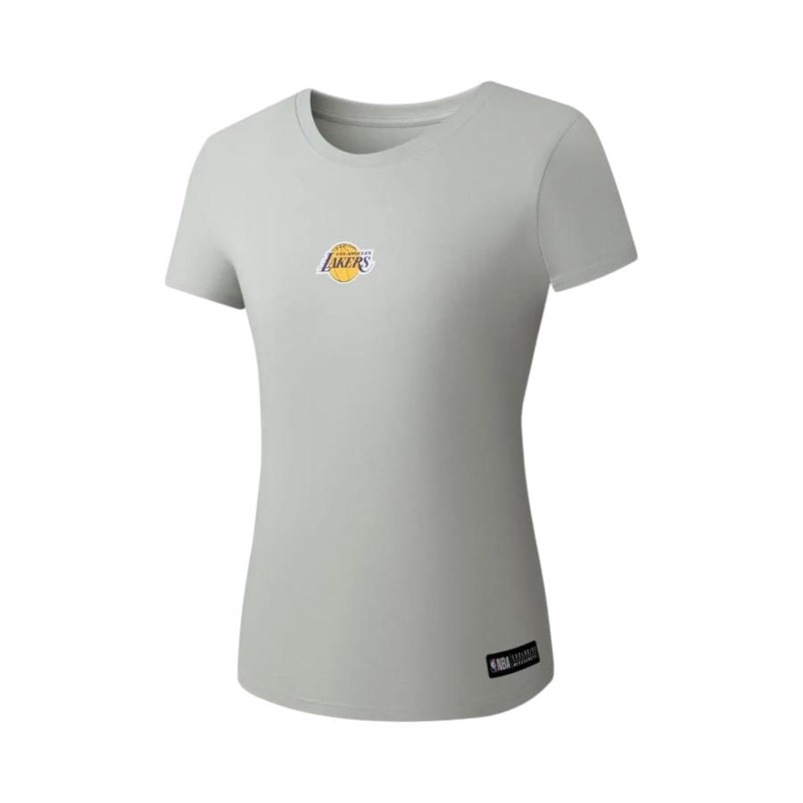 Polera Hombre Fanatics Lakers Dribble Gris