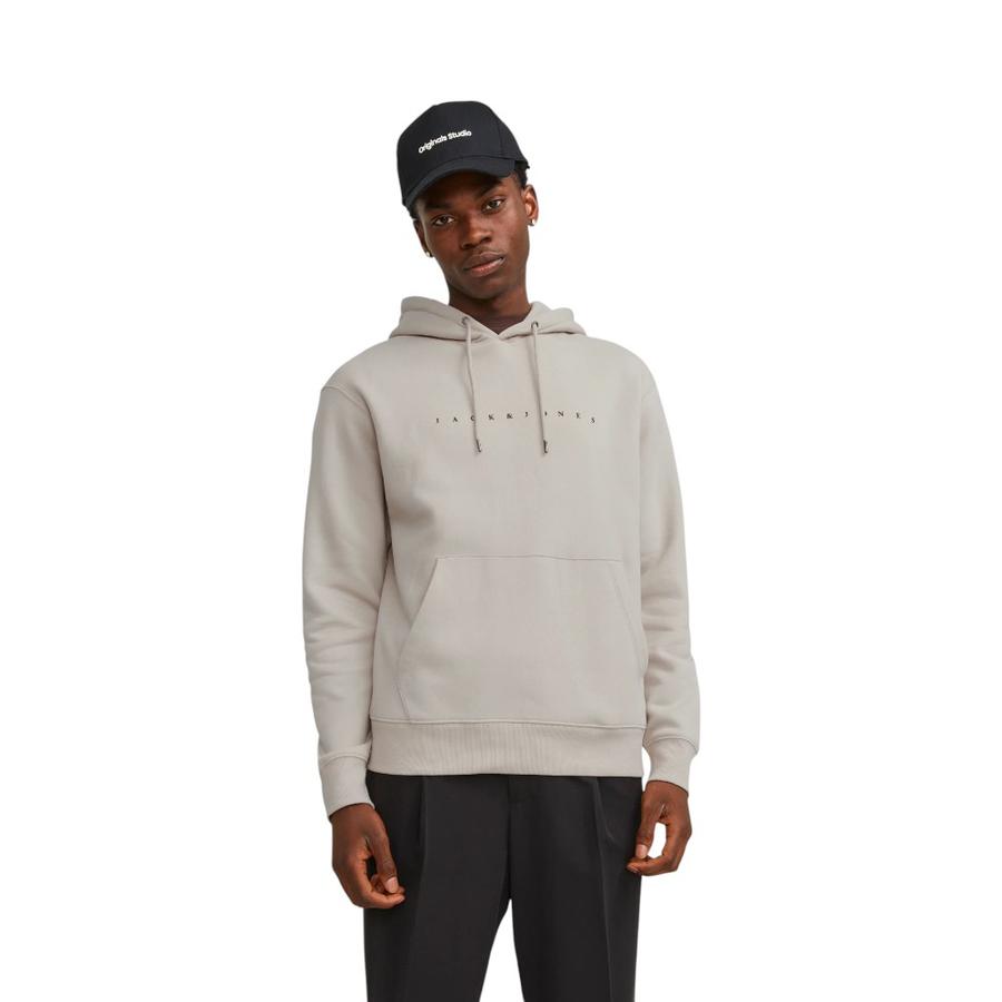 Polerón Hombre Jack & Jones Relaxed Fit Café Claro