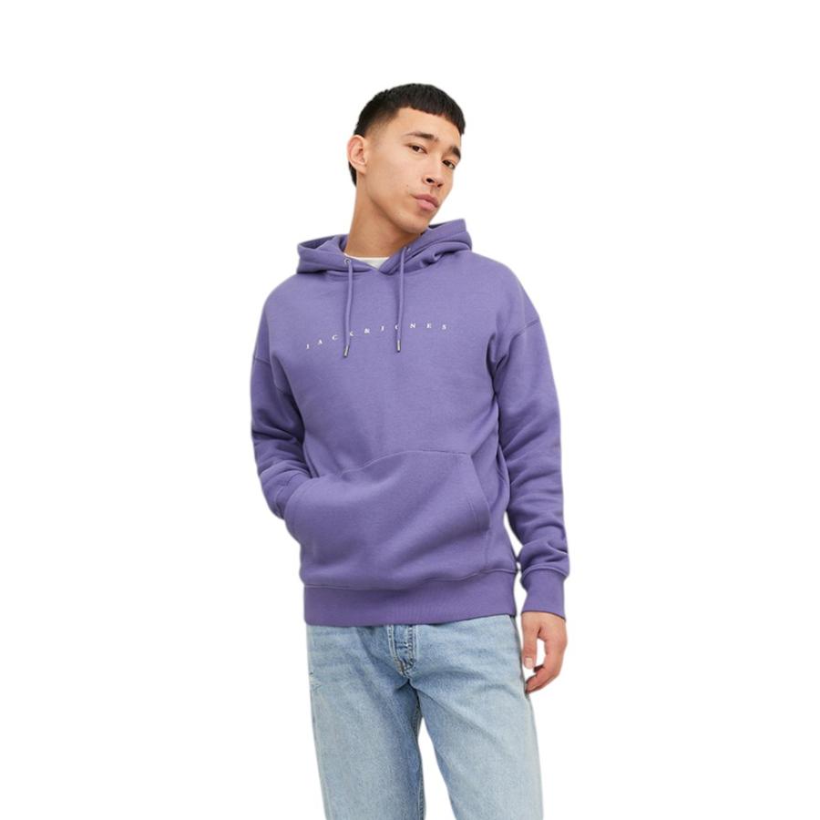 Polerón Hombre Jack & Jones Relaxed Fit Morado