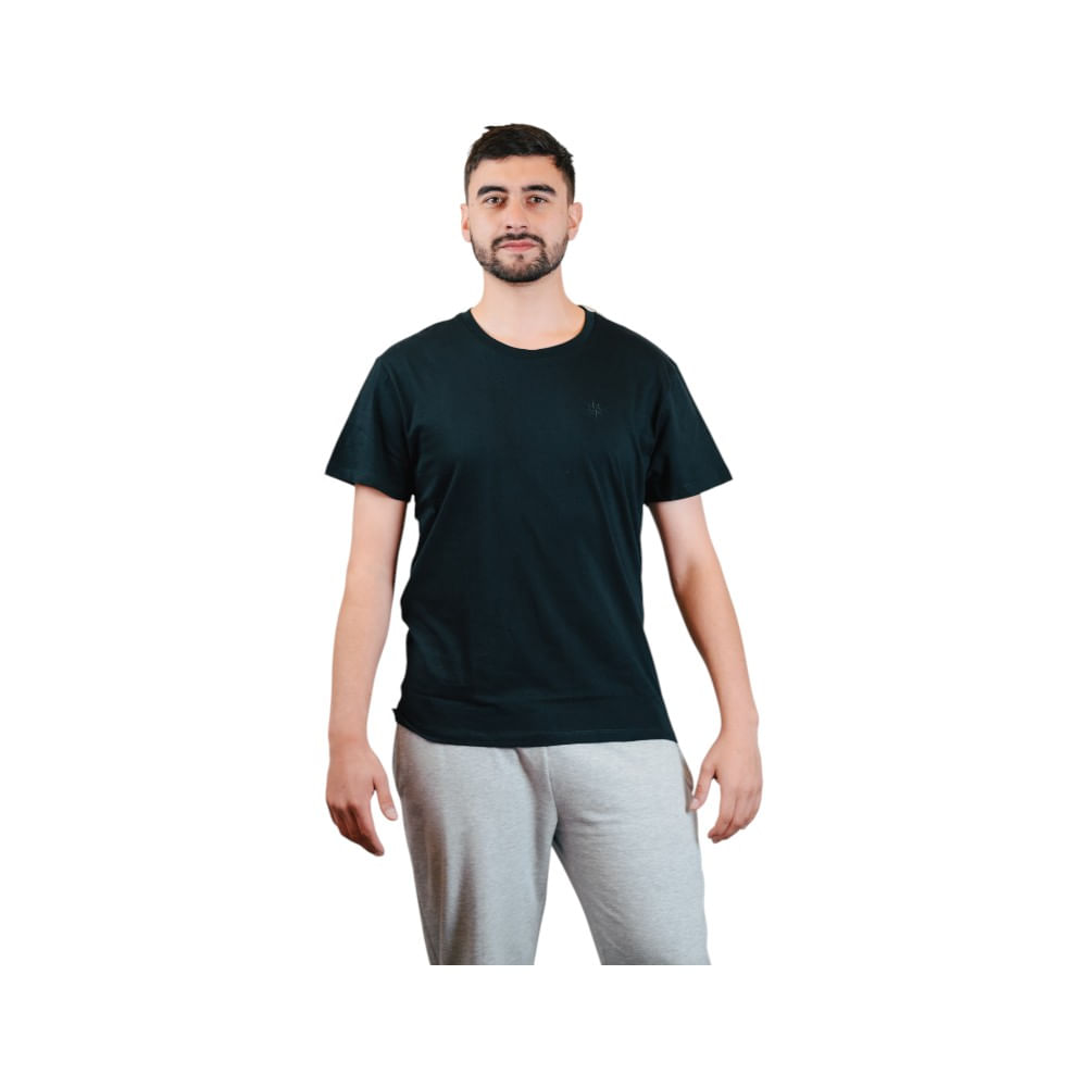 Polera Manga Corta Greenlife Negra