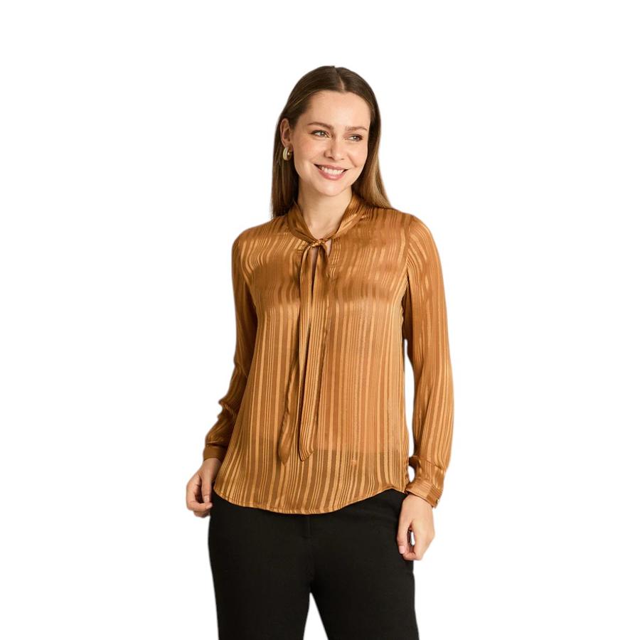 Blusa Mujer Lorenzo di Pontti Manga Larga Toffe