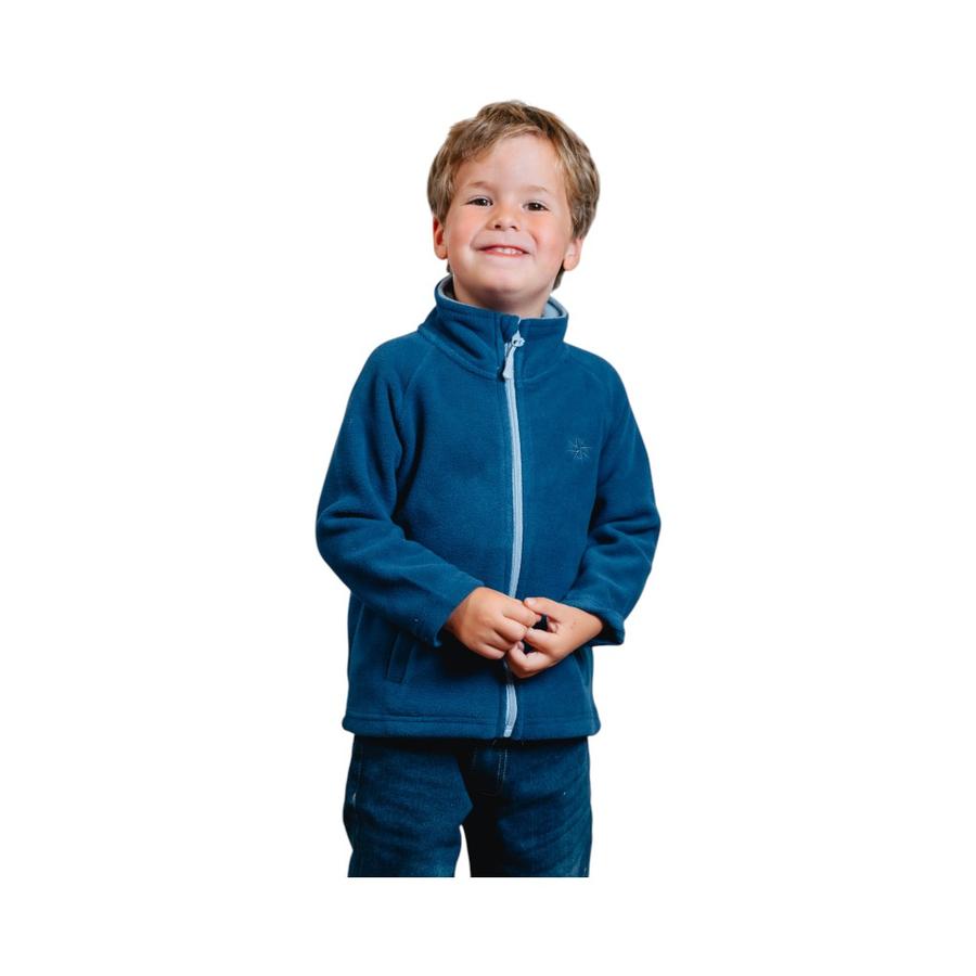 Polar Junior Greenlife Full Zip Crew Azul