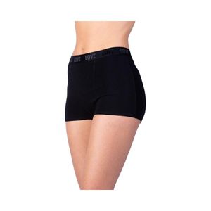 Boxer Mujer Lady Genny Cotton Spandex Negro