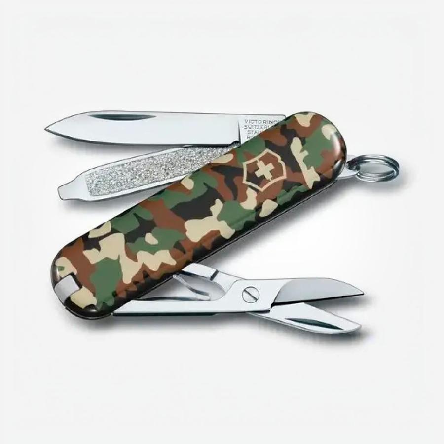 Navaja Victorinox Classic SD 7 Funciones Verde Camuflaje - Dimarsa.cl