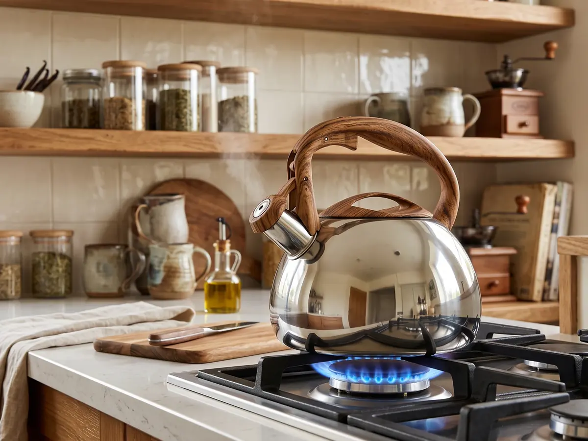 Tetera Kochmeister de acero inoxidable de 2,8 litros